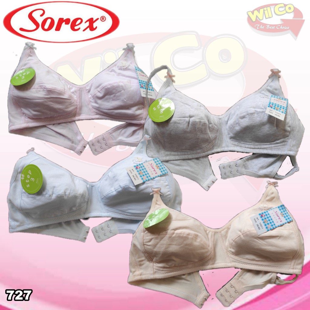 K727 - [Harga Per 1 Pcs] BRA/BH ANAK REMAJA WANITA PAKAIAN DALAM ANAK BUSA TIPIS TANPA KAWAT DUA PENGAIT