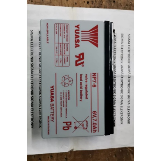 ACCU / AKI YUASA 6V 7AH