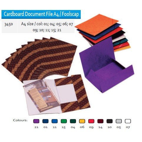 Bantex Cardboard Document File Batik size Folio ref. 3455