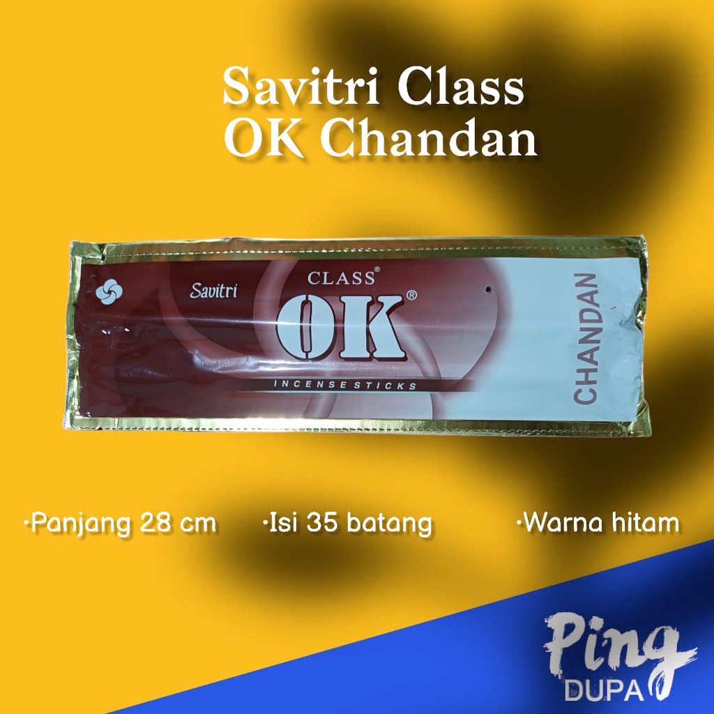 Dupa Hio OK Cendana Chandan Sandalwood  By Savitri India renteng