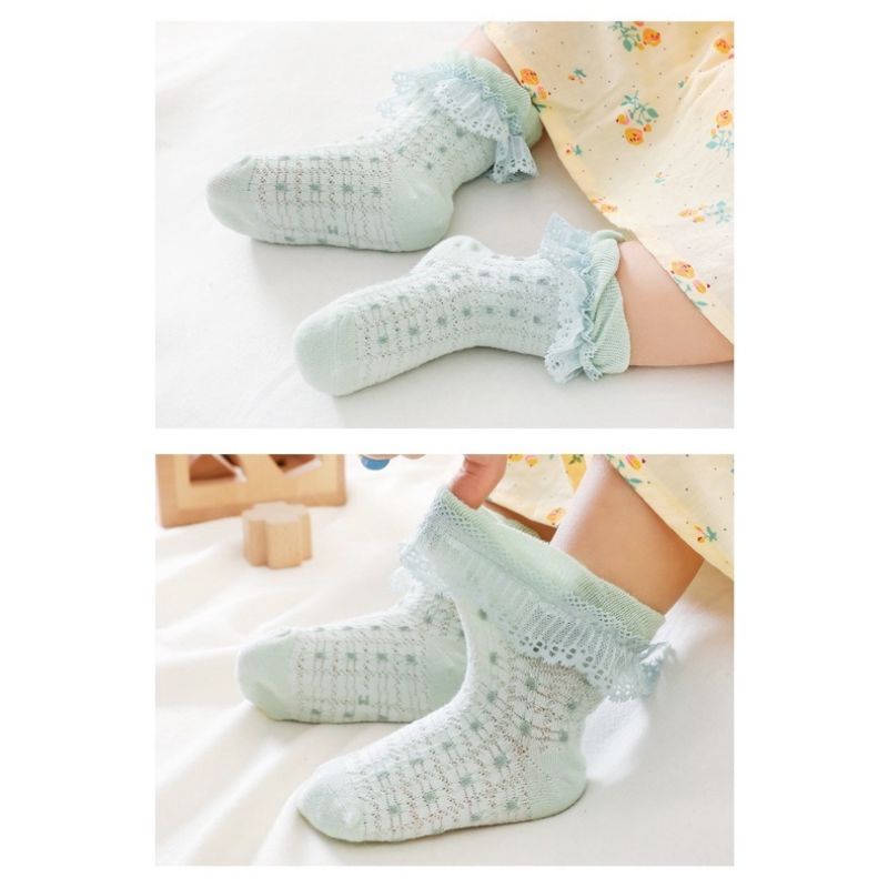 Kaos kaki anak perempuan renda / Kaos kaki renda lace anak