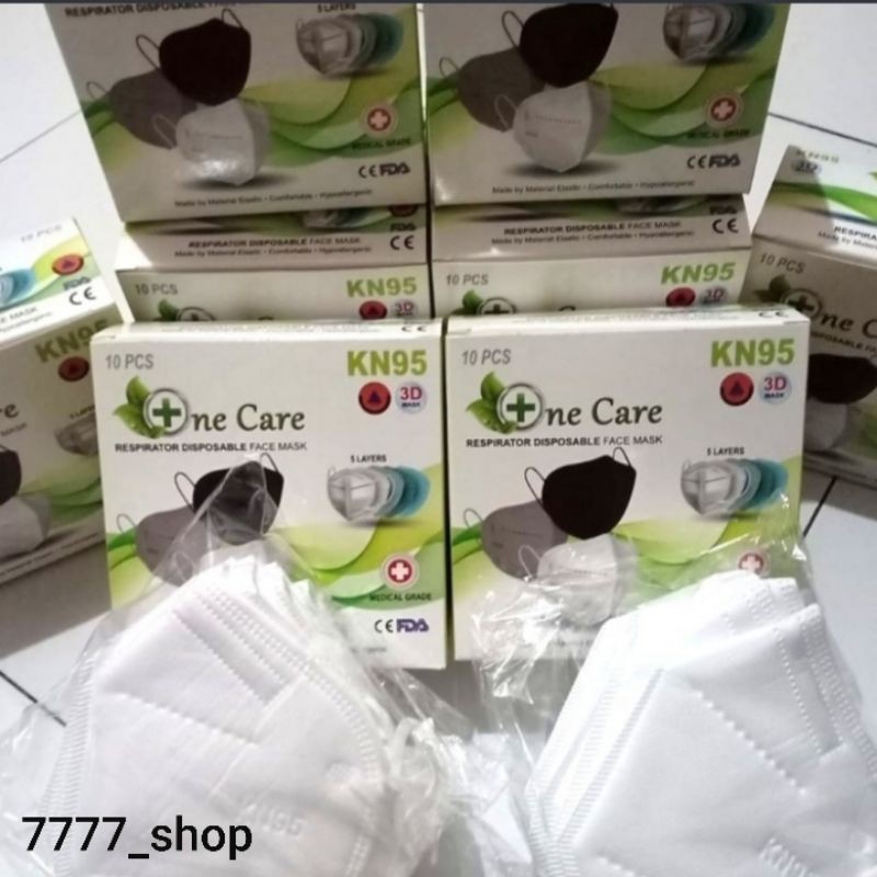 Masker KN95 ONECARE ( PUTIH ) 5ply, 10pcs/pack