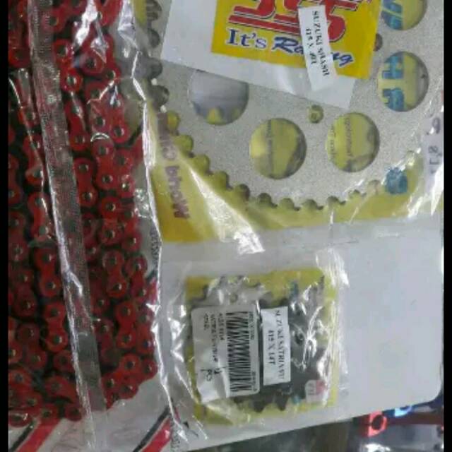 Gear set sss satria fu merah