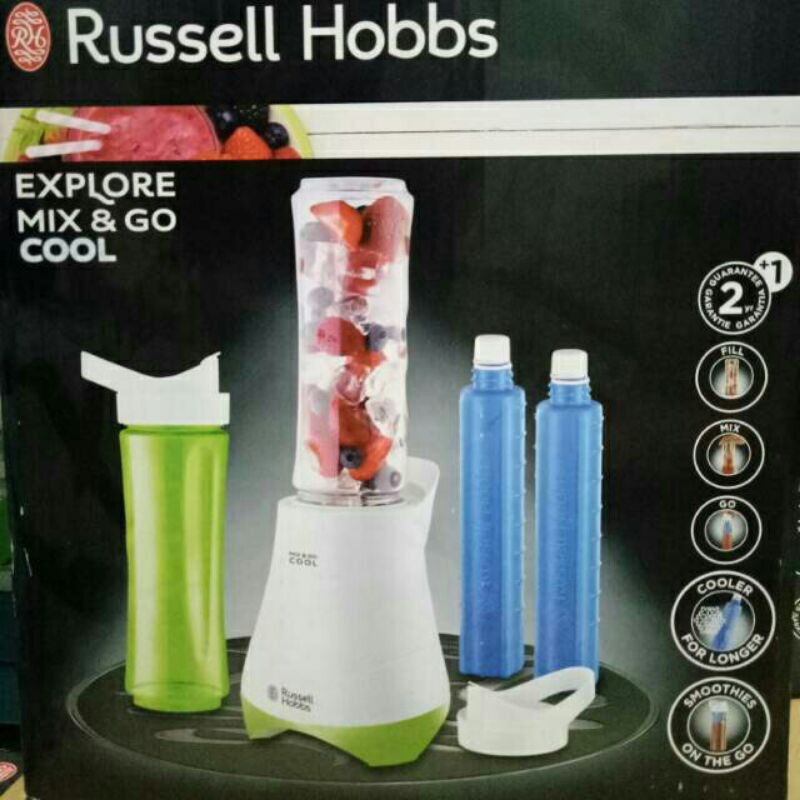 SALE Blender Juicer Russell Hobbs Mix & Go Cool ASLI
