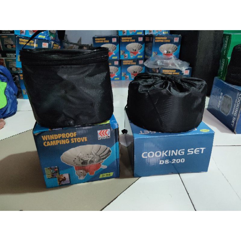 Paket Hemat Alat Masak Panci &amp; Kompor Mawar Kemping Gunung. Camping Stove &amp; Cooking Set Outdoor