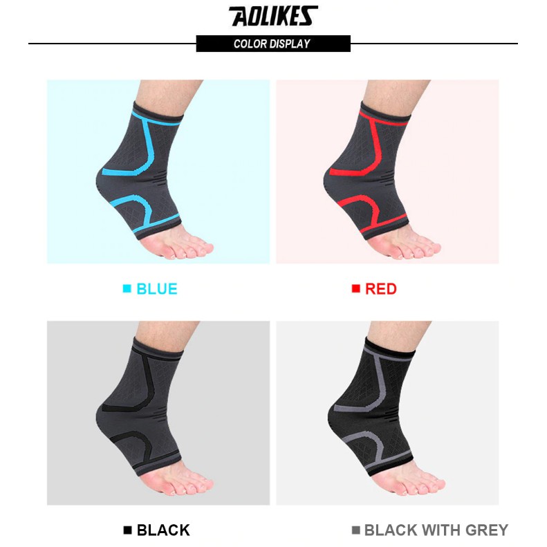 AOLIKES 7132 Ankle Support Pelindung Ankle Kaki Ankle Bracer Ankle Protector Fitness Gym Olahraga