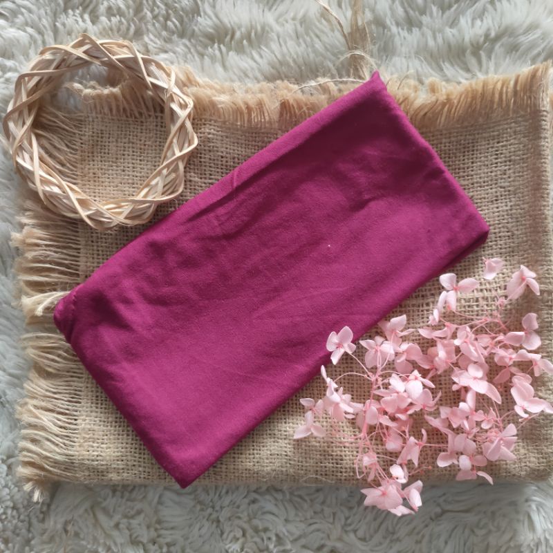 MANSET TANGAN SAMBUNG BOLERO PREMIUM KAOS RAYON STANDAR JUMBO-Maroon