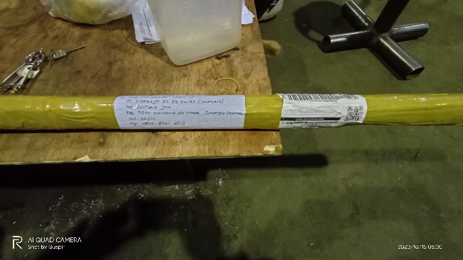 Pipa Kuningan Diameter 25mm Tebal 2mm Panjang 75 Cm