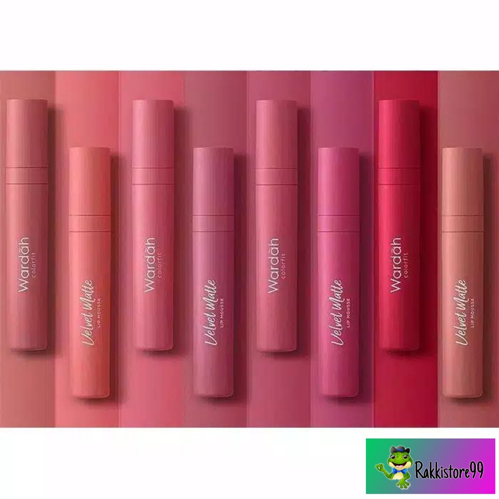 ❣️Rakkistore99❣️Wardah Colorfit Velvet Matte Lip Mousse 4g (100% Original)