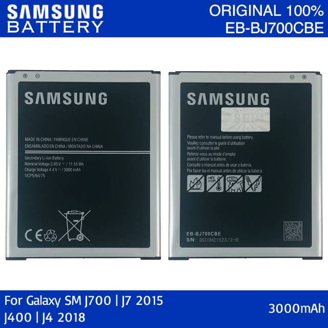 Baterai Batre Battery Samsung Galaxy J7 2015 J700 J400 J4 2018 G600 G6000 G600F G600FY G600S G600DS J7 Core J7 Duo Original