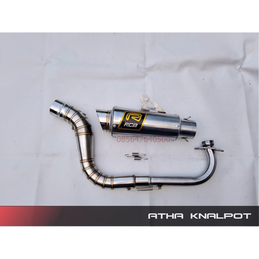 Knalpot RCB Stainless Mio Sporty Soul Nouvo