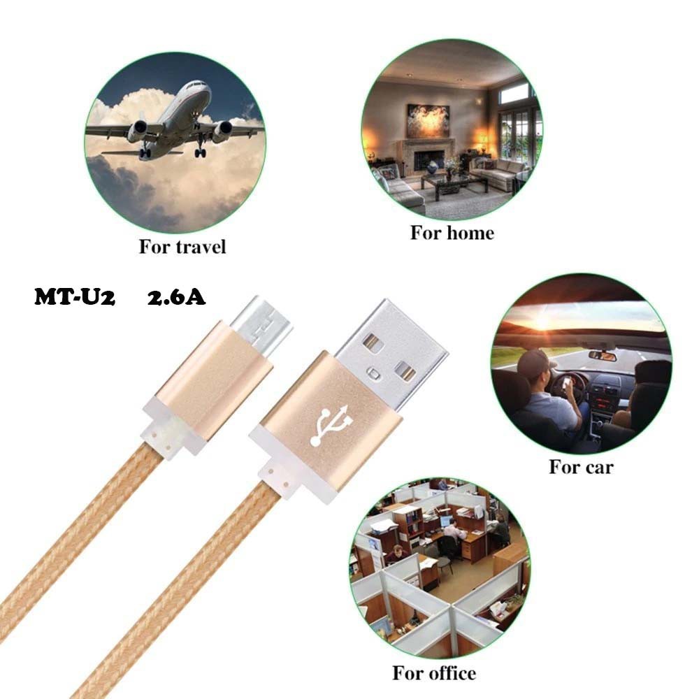 MOISTURE Kabel Data FAST CHARGING Cocok Untuk iPhone LIGHTNING / Micro USB / Type-C 2.6 A / 2.1A CABLE DATA USB