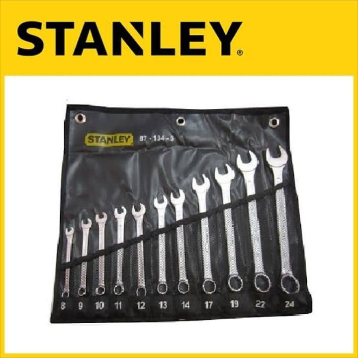 Kunci Ring Pas Set 11pcs Stanley