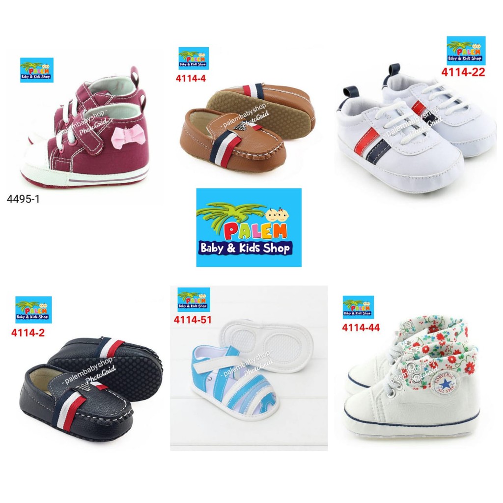 carterlove sepatu baby boy&amp;girl motif terbaru