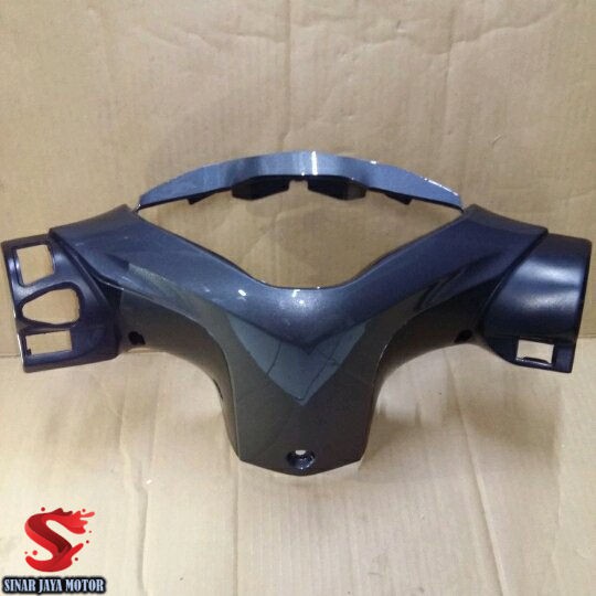 Batok belakang supra x 125 helm in grey abu abu