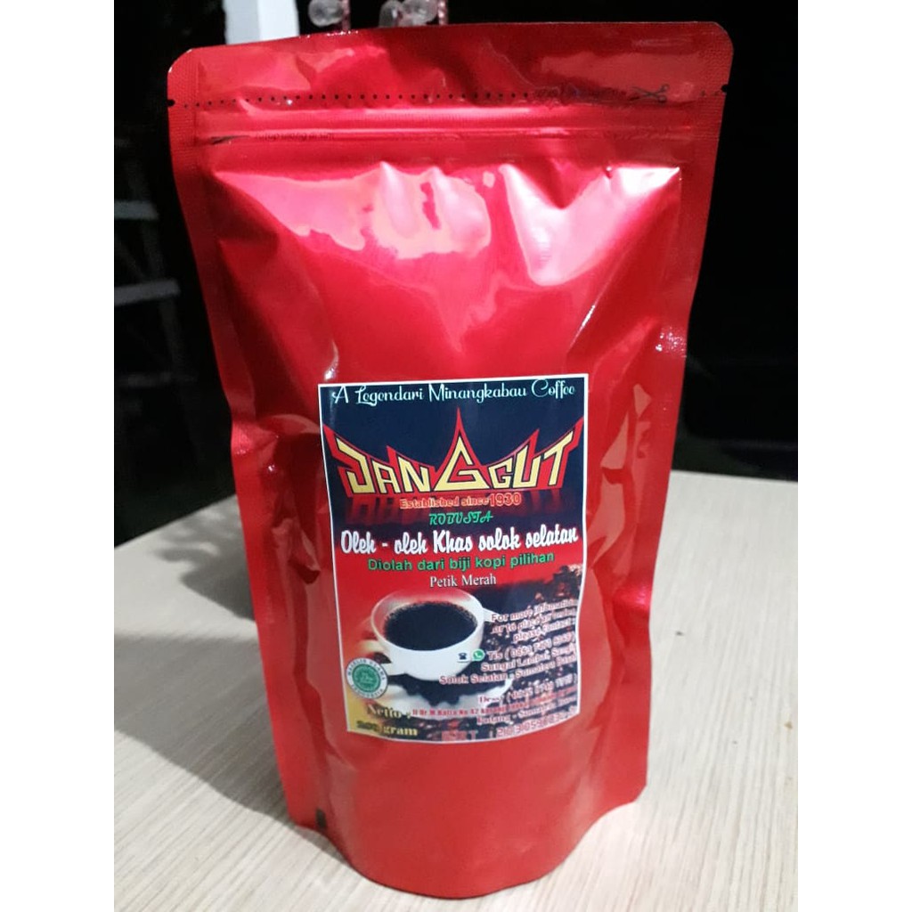 

KOPI PAK JANGGUT || petik merah || robusta 250 gram || Solok Selatan