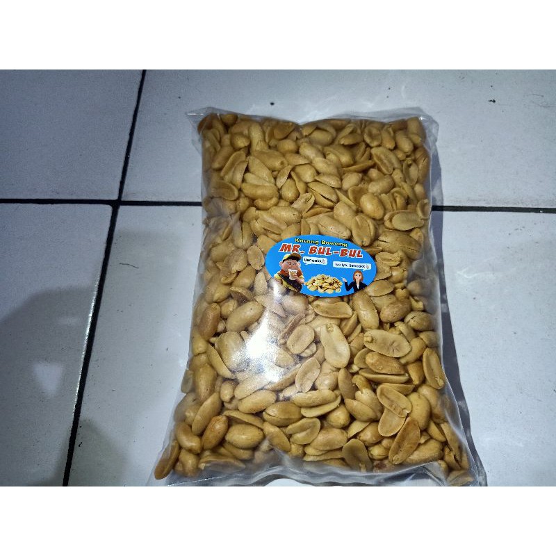 MURAH .Kacang Panggang MR.BUL-BUL 500 Gram  Kacang Bawang Oven Roasted Peanuts kacang bali