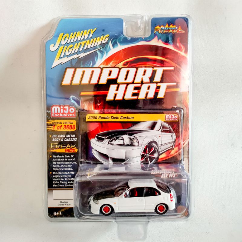 Johnny Lightning Import Heat Honda Civic Custom