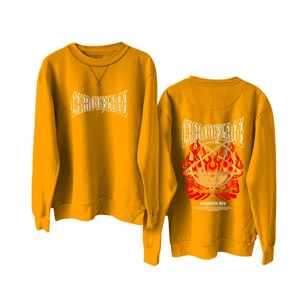 Holyrider Sweter Basic MFG || Crewneck sweatshirt sablon DTF II SIZE M - XXL ( Pria &amp; Wanita )