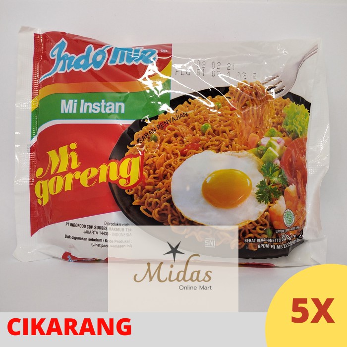 

Indomie Goreng Sumatra 5 Pcs