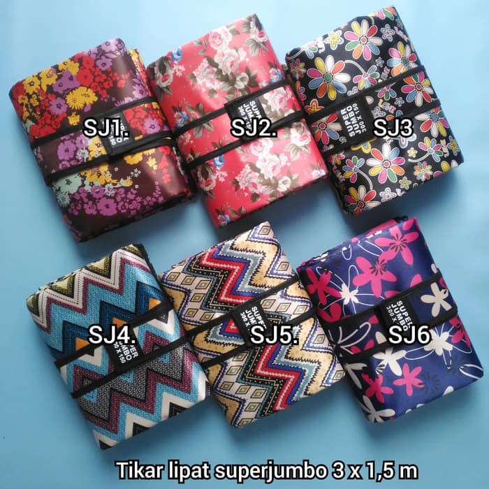 DISKON Tikar lipat ukuran super jumbo praktis serbaguna waterproof B00091