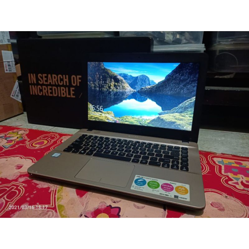Laptop asus x441u intel core i3 6006u ram 4gb hdd 500 gb