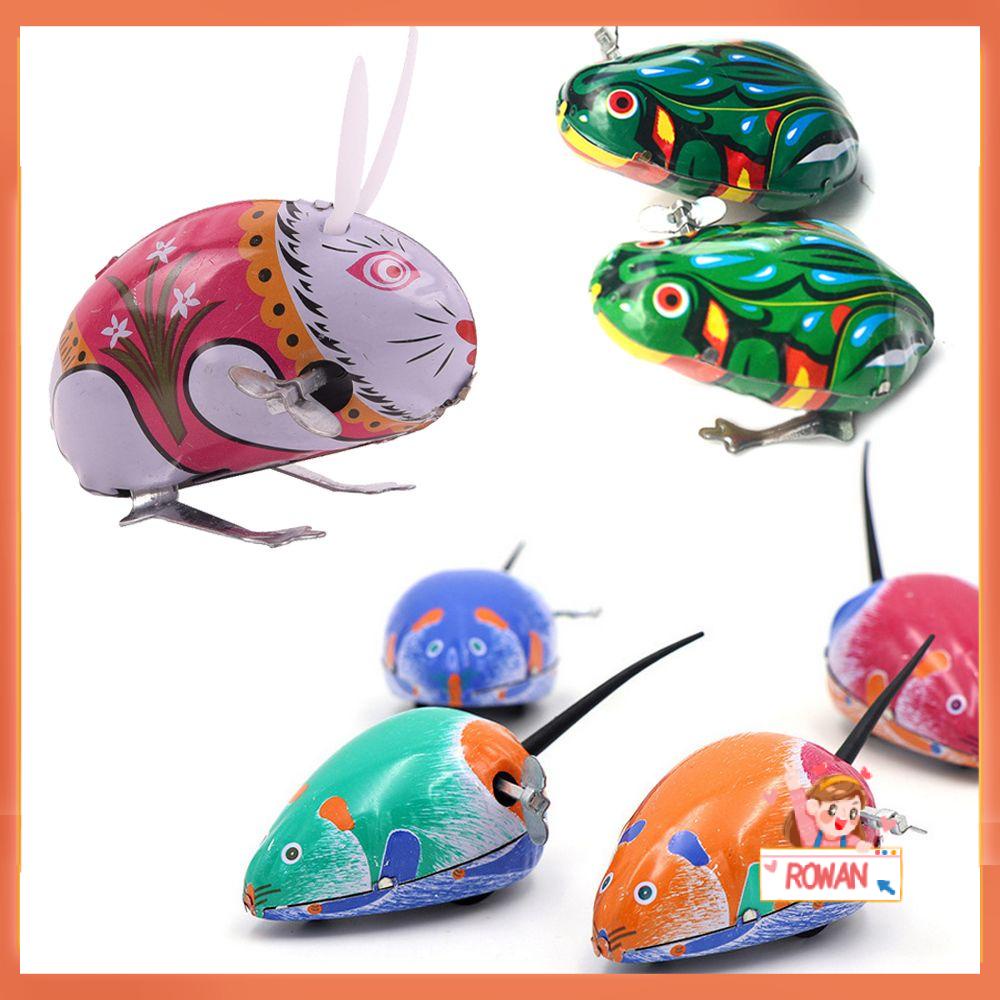 R-flower Mainan Edukasi Anak Puzzle Besi Model Ayam / Tikus / Kelinci / Bunga