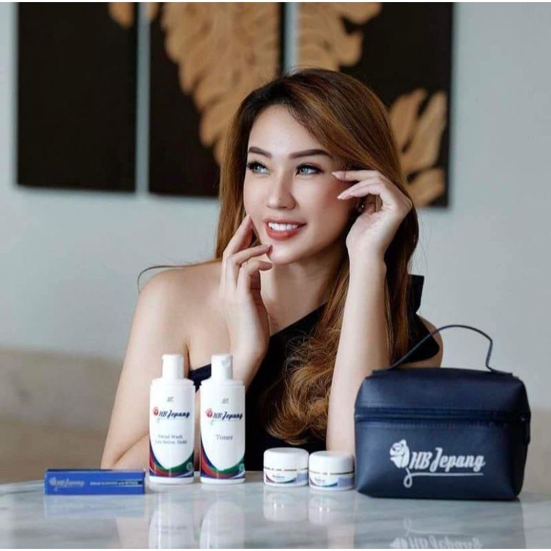 HB Jepang Cream/Paket Pemula/Paket Cream HB Jepang BPOM/Paket Kecantikan/Perawatan/Cream Pemutih