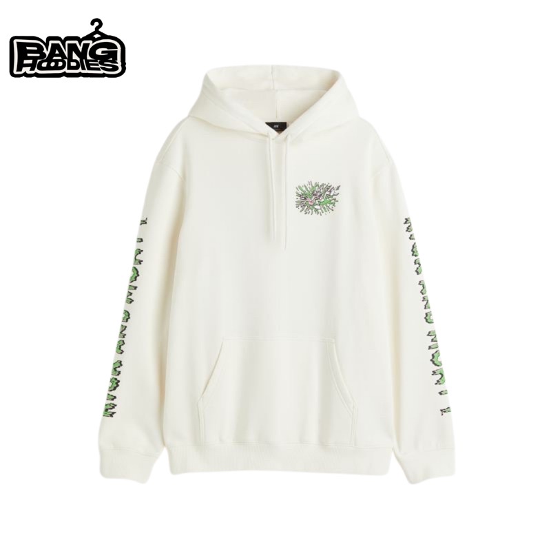 Hoodie Hnm rick and morty white