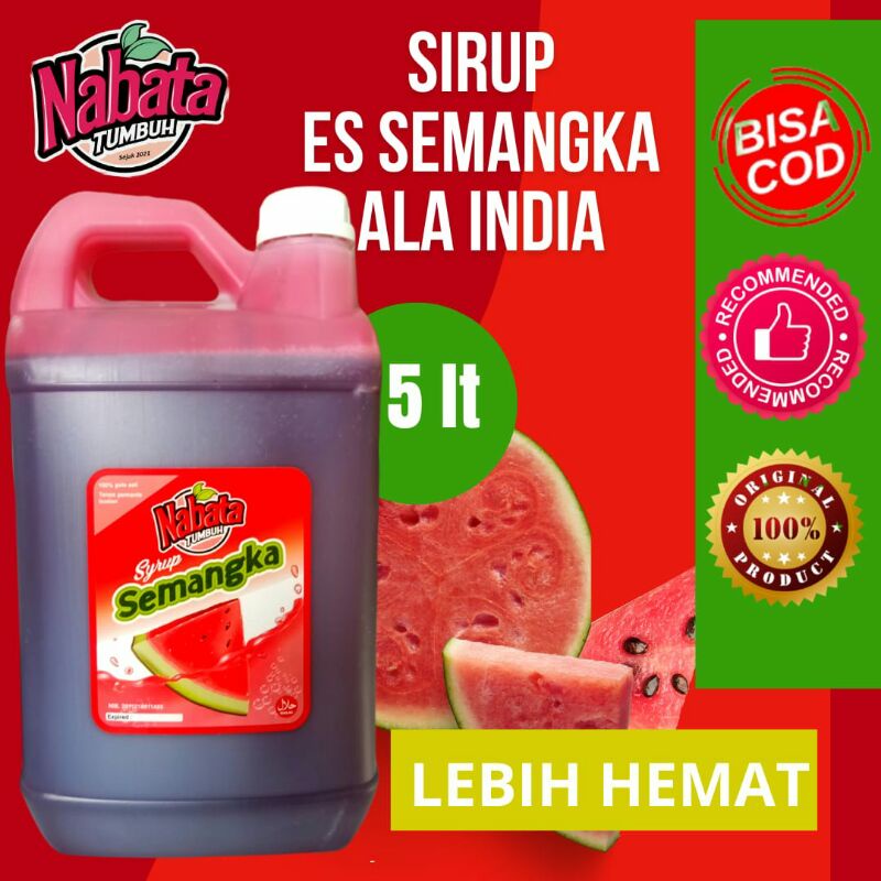 Syrup Semangka India 5 Liter