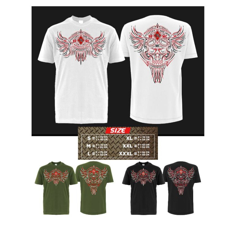 Baju Bikers Brotherhood 1% MC Indonesia
