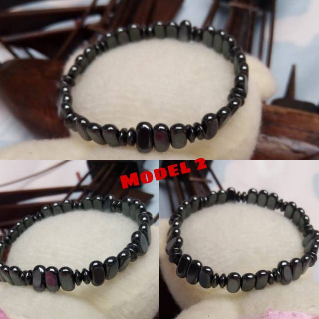 Gelang Hematite Terapi Promo Termurah Banyak Model