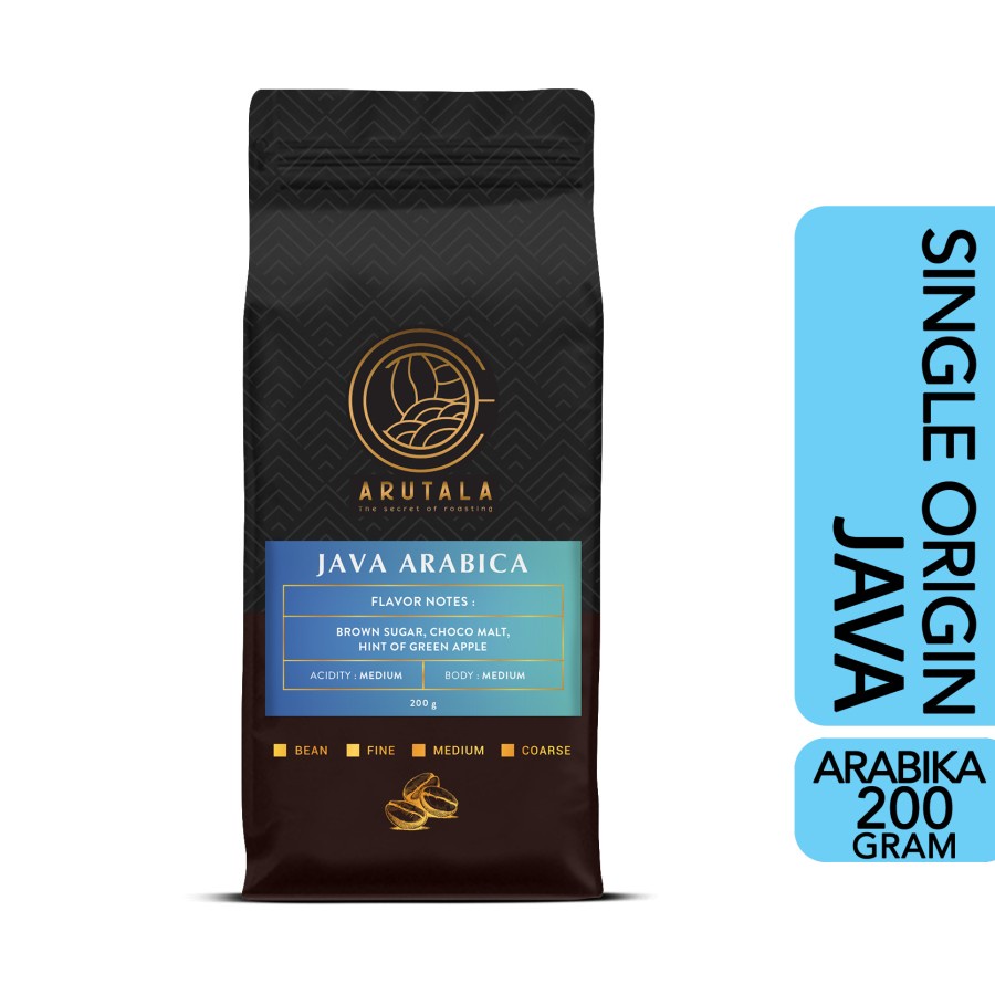 

ARUTALA Kopi Arabika Jawa Java 200 gram - Giling Halus