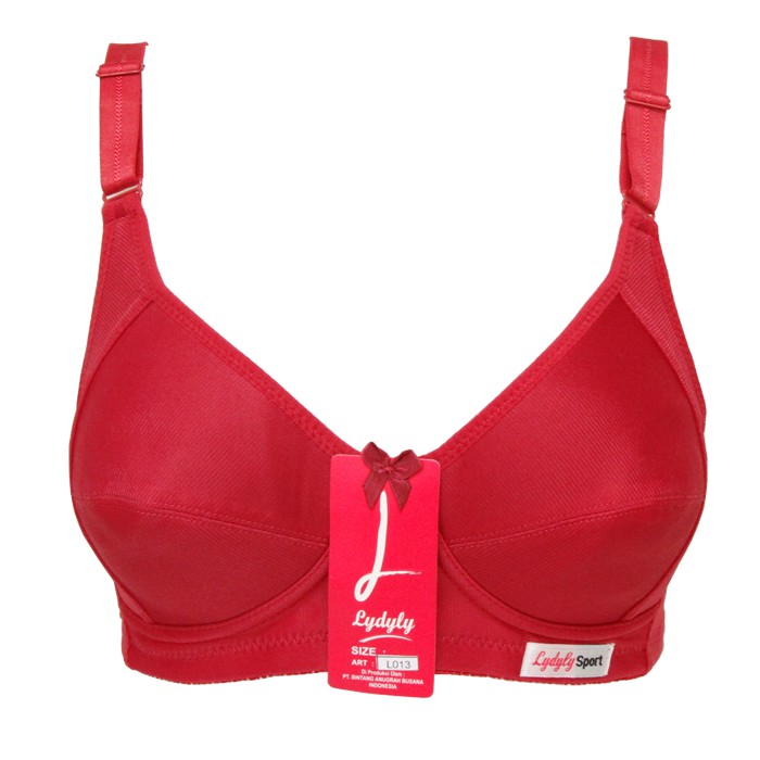 Lydyly - [Isi 12Pcs] Bra Sport Bh L013 Bh Tanpa Busa Tanpa Kawat Berkualitas | Daily Bra