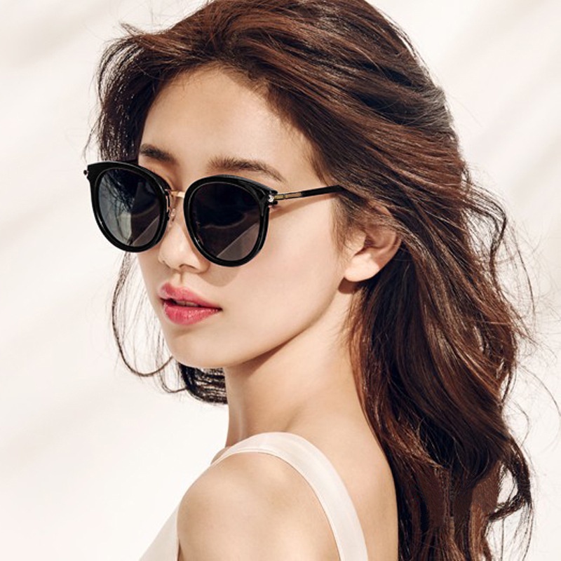 (YUZHU) Wanita Kacamata Hitam Korean Desgin Trendy Mata Kucing Sunglasses Women UV400 Protection