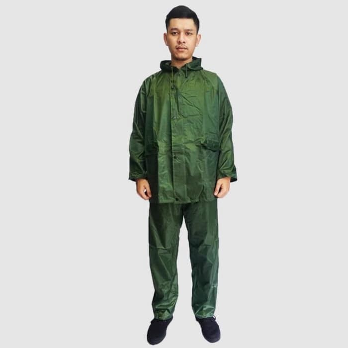 JAS HUJAN PREMIUM BAHAN PARASUT  BAJU DAN CELANA  MODEL SETELAN MERPATI JAHITAN KUAT DAN ANTI REMBES