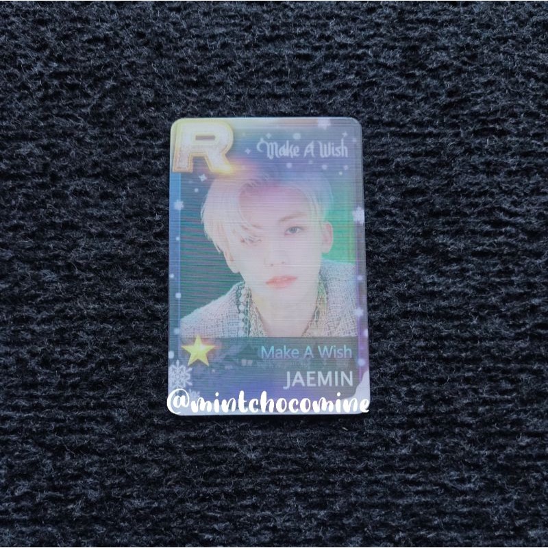 PC / Photocard Lenticular Fanmade Make A Wish / Lenti Fanmade MAW Jaemin
