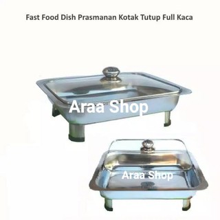 Jual Fast Food Dish 555 SUBRON / Tempat Prasmanan Kotak Segi + Tutup ...