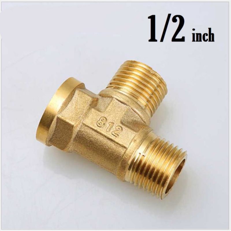 Tee kuningan 1/2 inch / T shower kuningan asli ukuran 1/2 inch