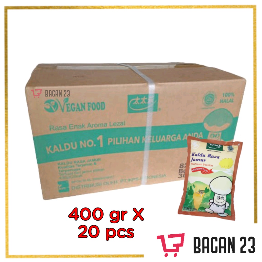 Totole Kaldu Jamur Dus ( 400 gr x 20 pcs ) / Totole Karton / Totole Dus / Totole Grosir