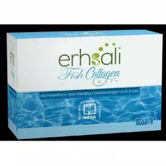 SABUN PENGENCANG WAJAH ORI BPOM / ERHSALI FISH COLLAGEN ORI NASA