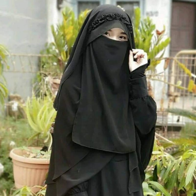 Niqab Veil Rempel Niqob Murah