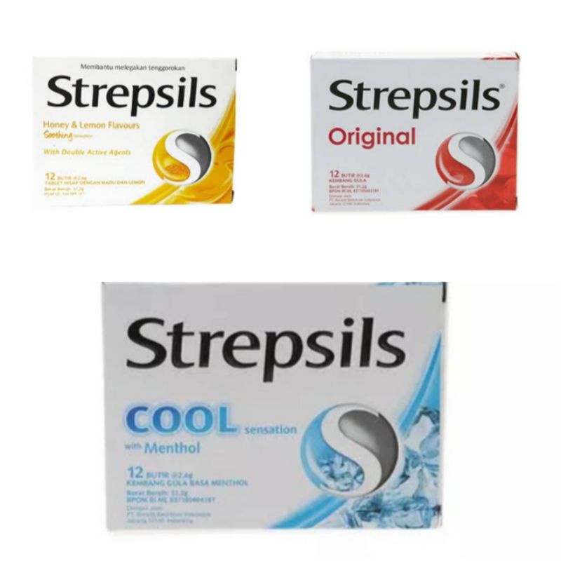 

Strepsils 12s (Original/Cool/Honey&Lemon)