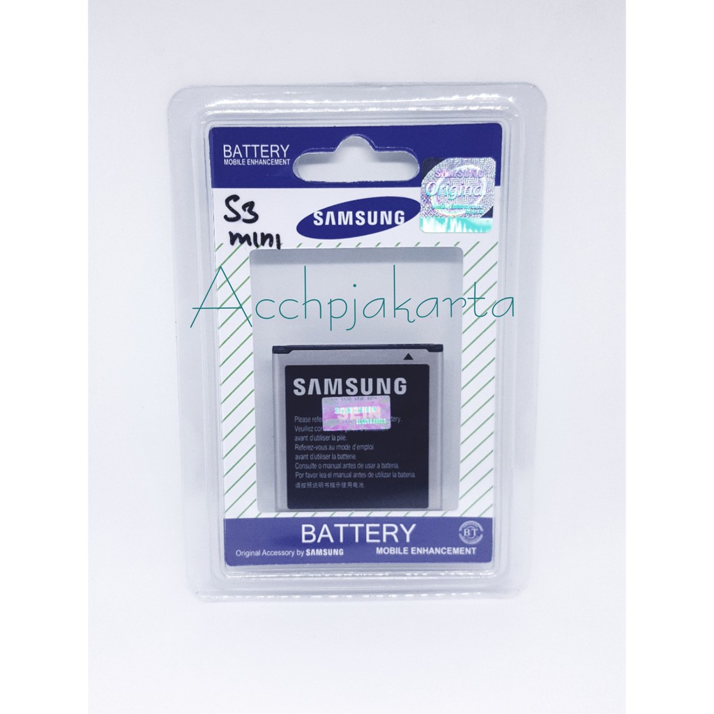 Baterai Batre Samsung S3 Mini I8190 Original 100% SEIN / Baterry Batrei Samsung Galaxy S3 Mini Ori