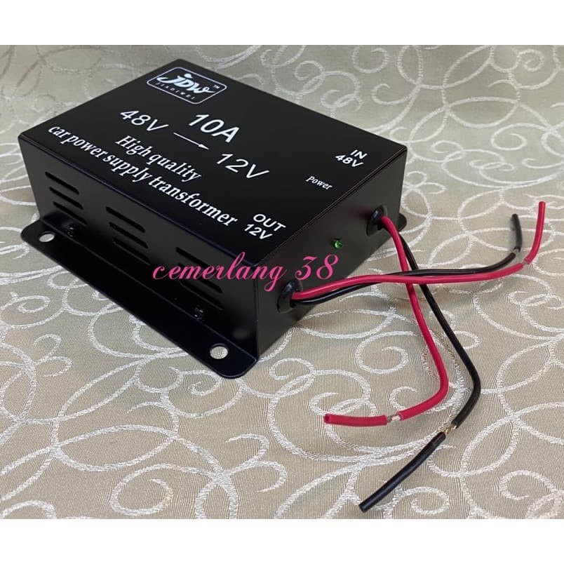 Step Down 10A 48V 12V Car Power Supply Transformer Converter 48 V 12 V