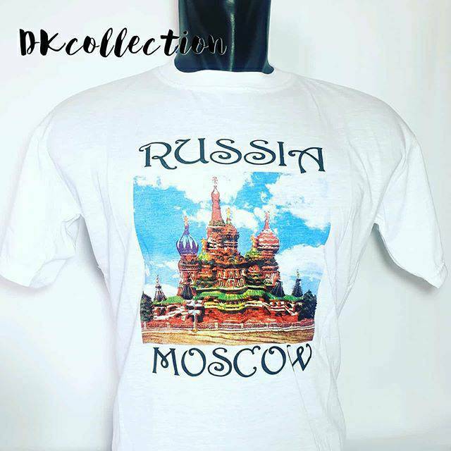 Kaos rusia kaos russia souvenir kaos moscow SOUVENIR BAJU moscow