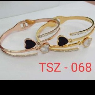 Gelang Titanium/Gelang Love Mata Hitam Putih/Gelang Murah Meriah