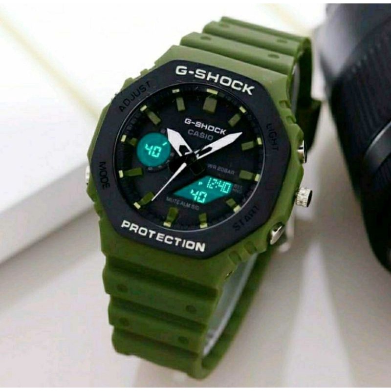 Jam Tangan GA2100 Jam Tangan Anti Air Jam Dualtime