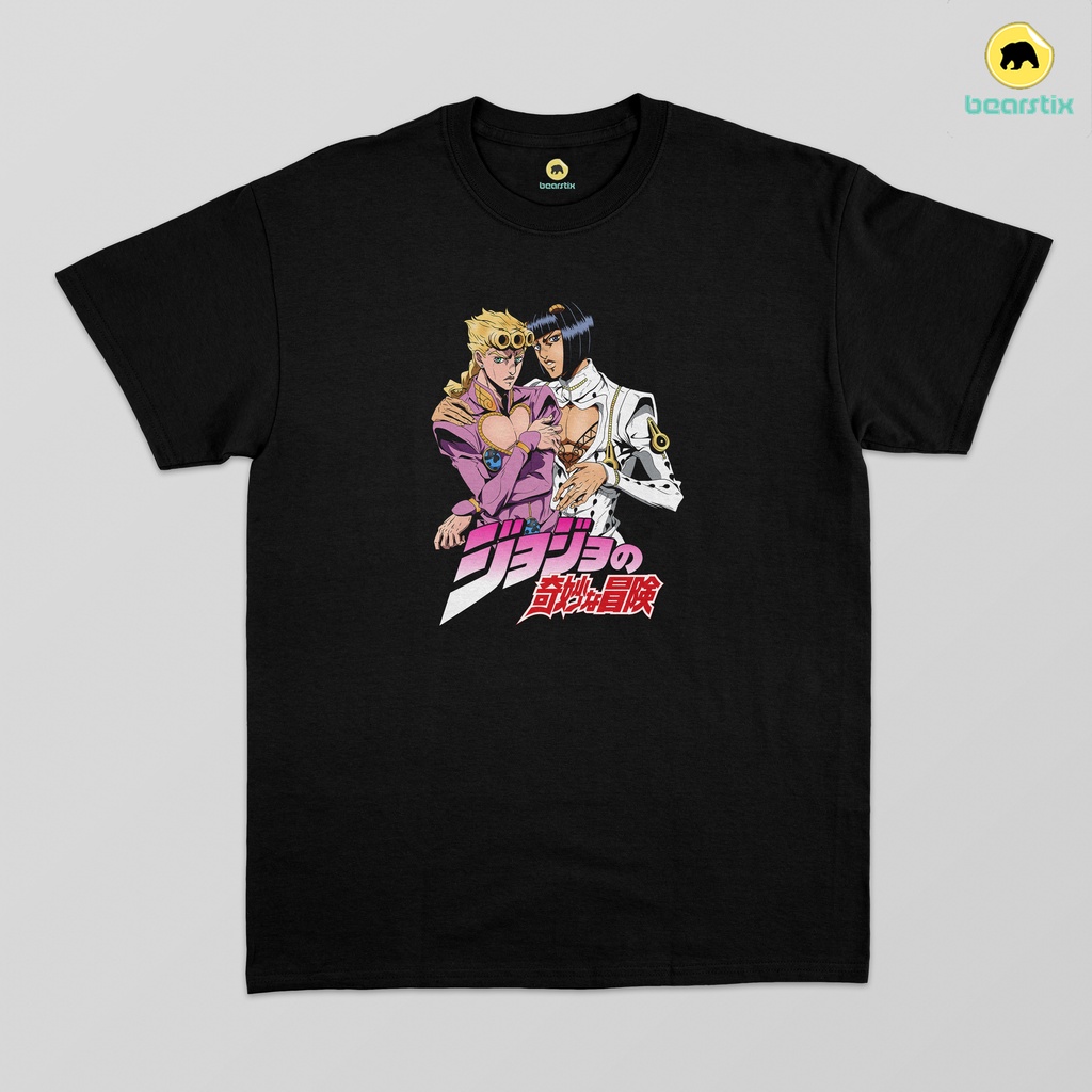 BEARSTIX - Tshirt Jojo Bizarre Adventure - Kaos Giorno - Baju Bruno - Kaos Jojo