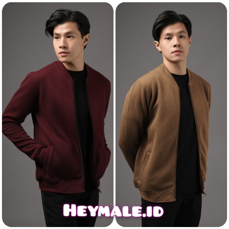 COMFY JACKET BY HEYMALE.ID (Sudah dapat) | Comfy Jacket by Heymale.id Choco Maroon Male.id